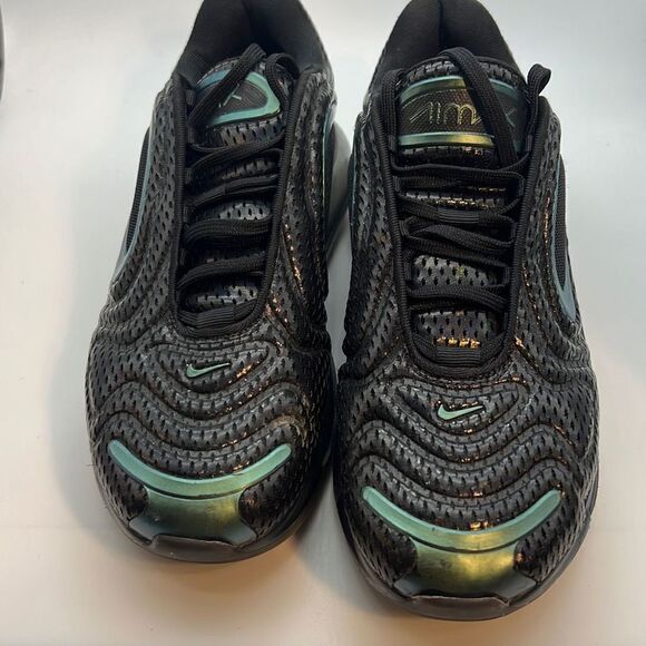 Nike Air Max 720 Throwback Future Black Fuchsia 7y Sneaker Trainers‎ - Picture 3 of 8